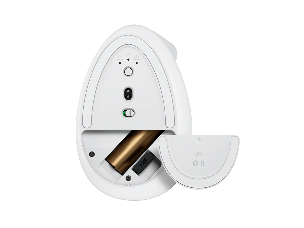 Miška Logitech Lift for Mac Vertical Ergonomic, bela