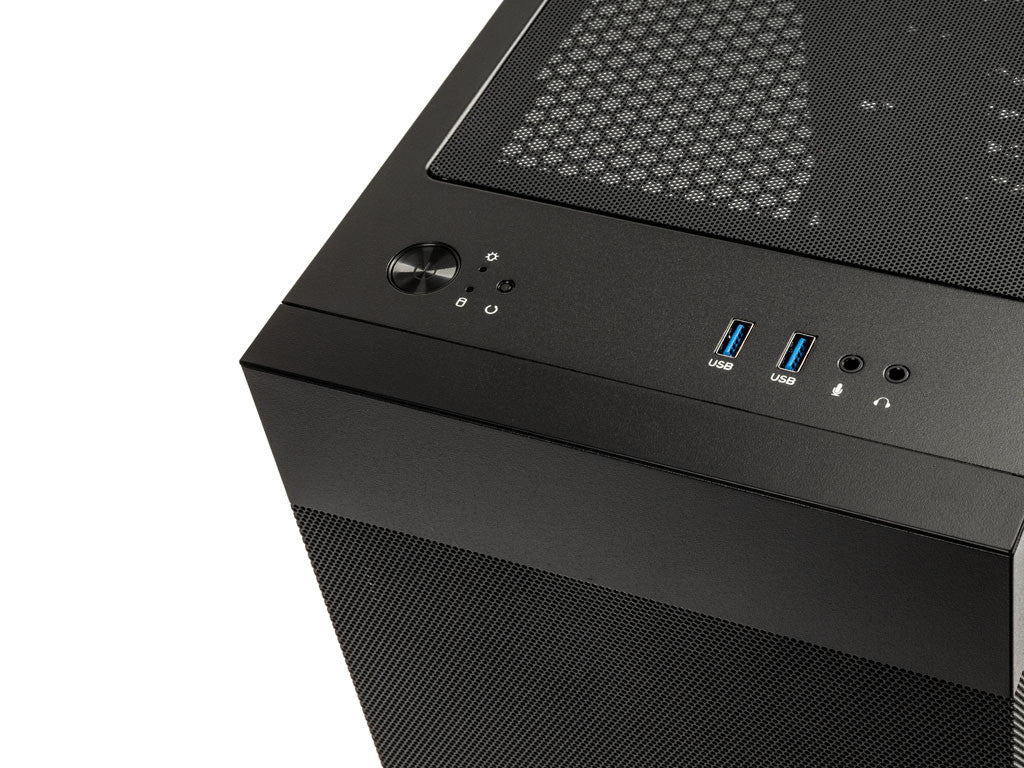 Računalniško ohišje Lian Li LANCOOL 205M Mesh, Micro-ATX, kaljeno steklo, črno