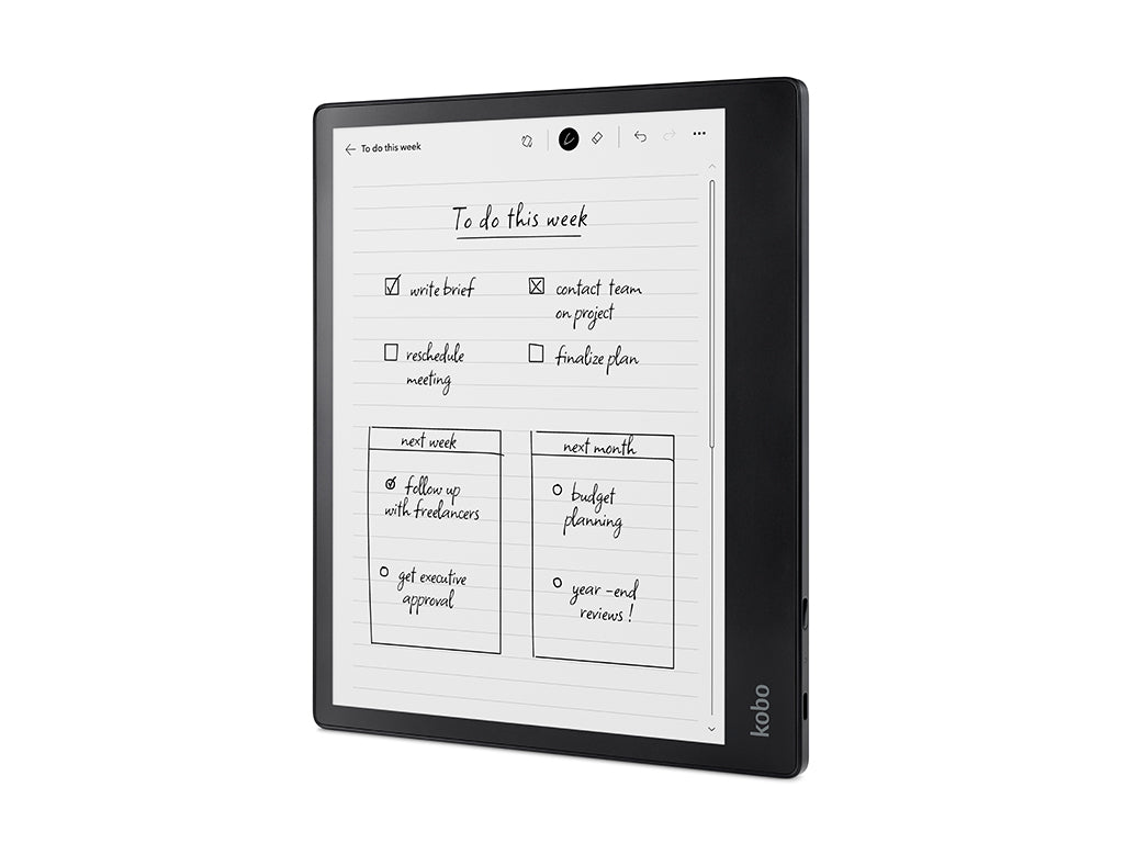 E-bralnik Kobo Elipsa 2E, 10.3'' Touch, 32GB WiFi + Bluetooth, črn