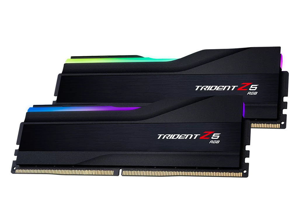 RAM DDR5 32GB Kit (2x 16GB) PC5-60800 7600 MT/s CL36 1.40V, G.SKILL Trident Z5 RGB, Intel XMP