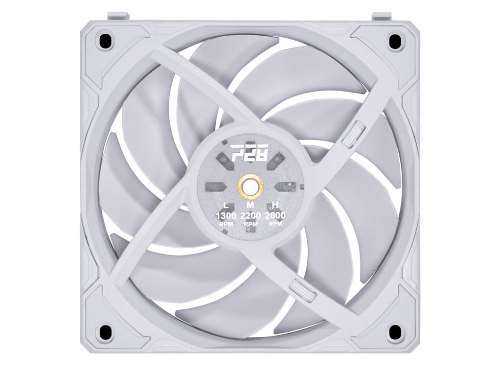 Ventilator za ohišje Lian Li UNI FAN P28 PWM 120mm, bel