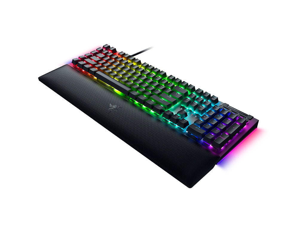 Tipkovnica Razer BlackWidow V4, zelena stikala, US SLO g.