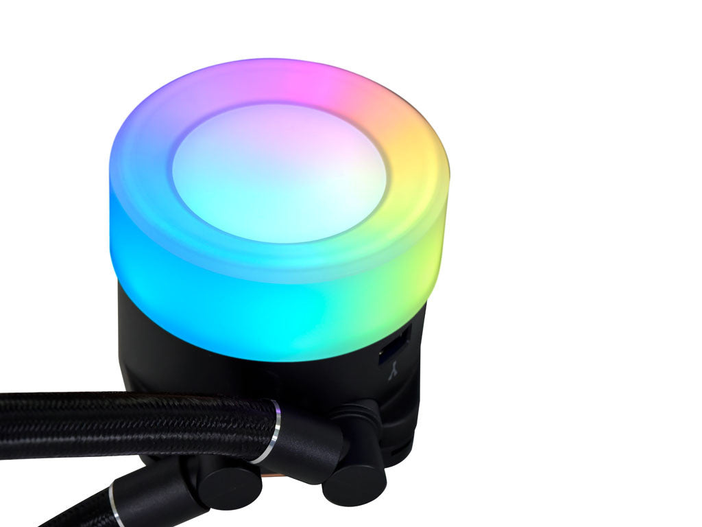Komplet za tekočinsko hlajenje AIO Liquid Cooler Lian Li GALAHAD II Trinity 240, ARGB, črn