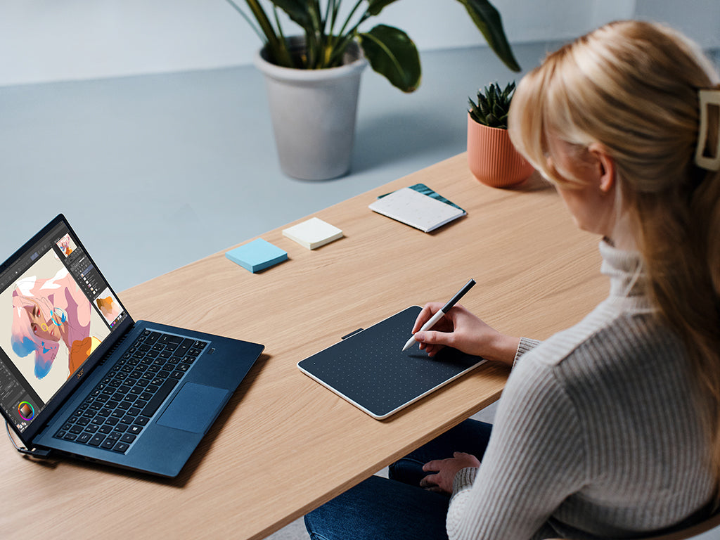 Grafična tablica Wacom One M, Bluetooth, USB-C