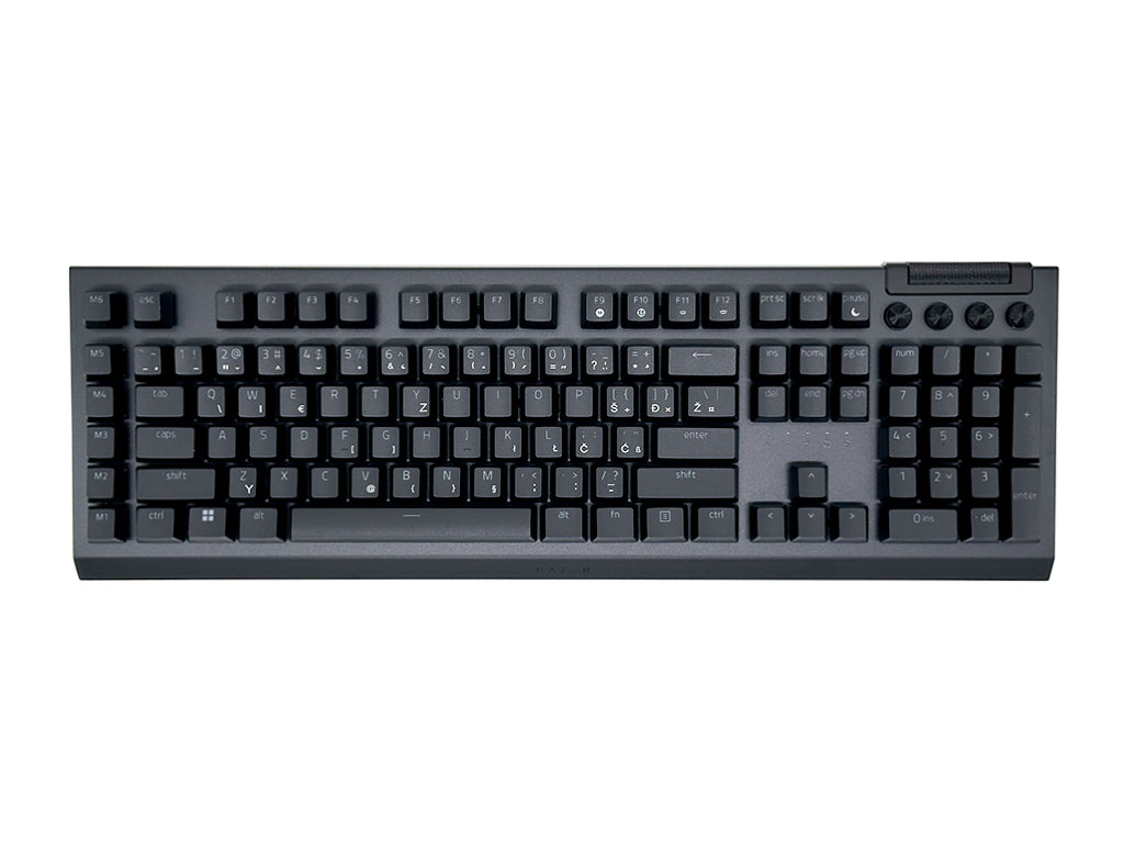 Tipkovnica Razer BlackWidow V4, rumena stikala, US SLO g.
