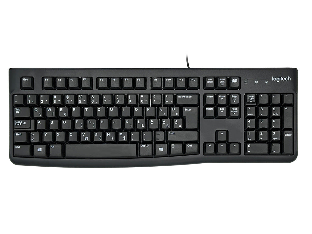 Tipkovnica Logitech OEM K120, USB, SLO
