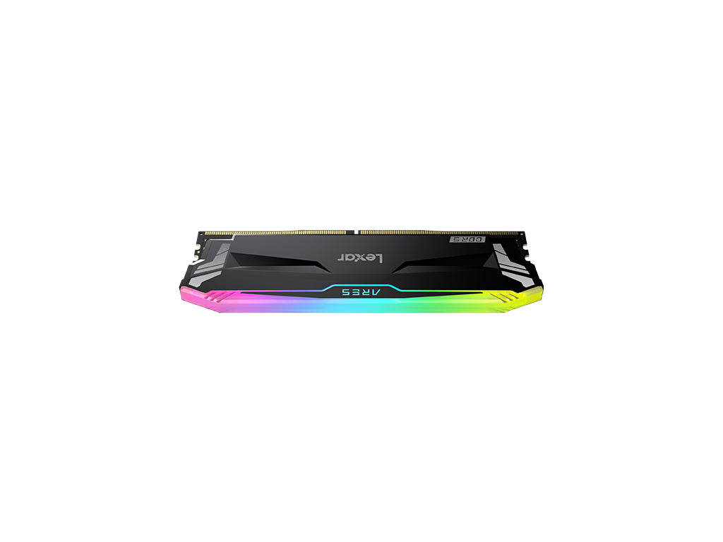 RAM DDR5 32GB Kit (2x 16) PC5-57600 7200MT/s CL34 1.4V, Lexar ARES RGB, črn, Intel XMP, AMD Expo