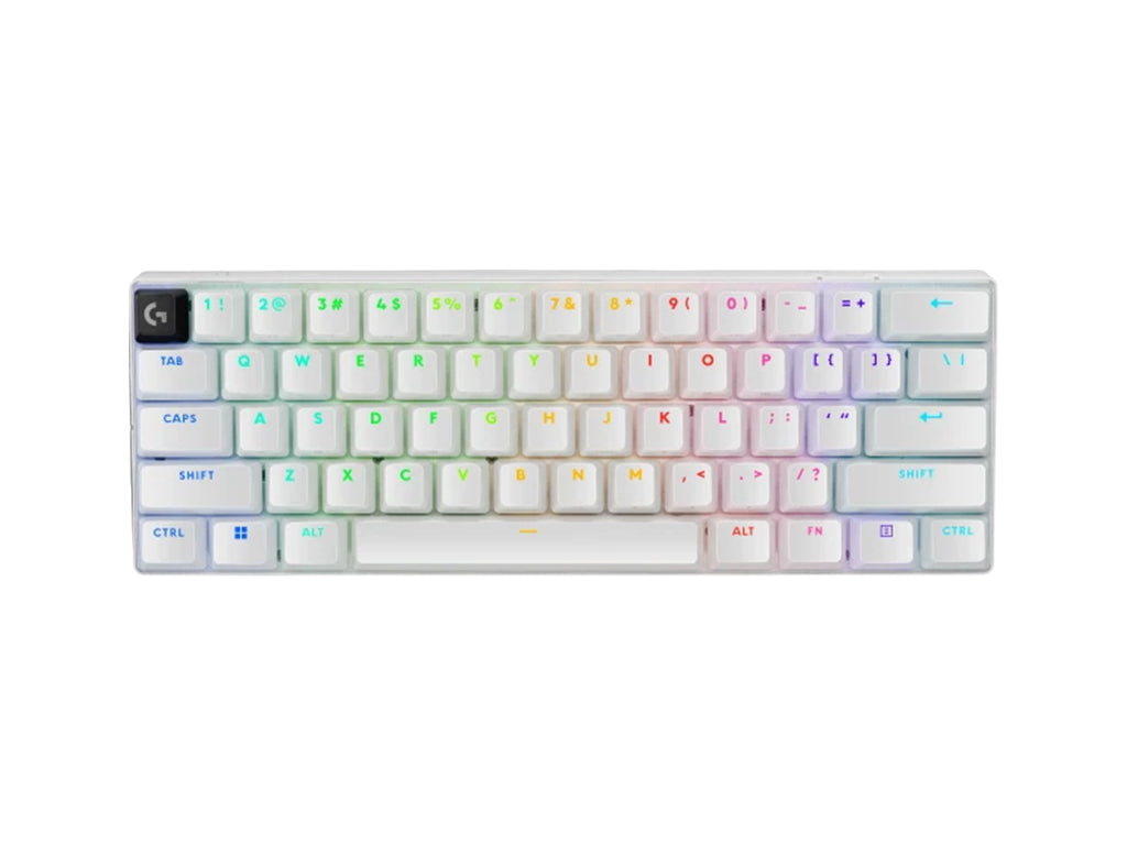 Tipkovnica Logitech PRO X 60 LIGHTSPEED Wireless, Tactile, bela, SLO g.