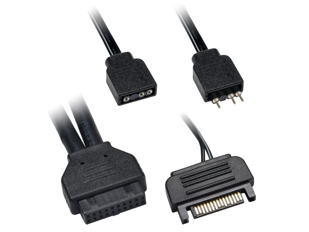 Razširitveni kit za Lian Li Lancool 216, 2x USB-A 3.0, črn