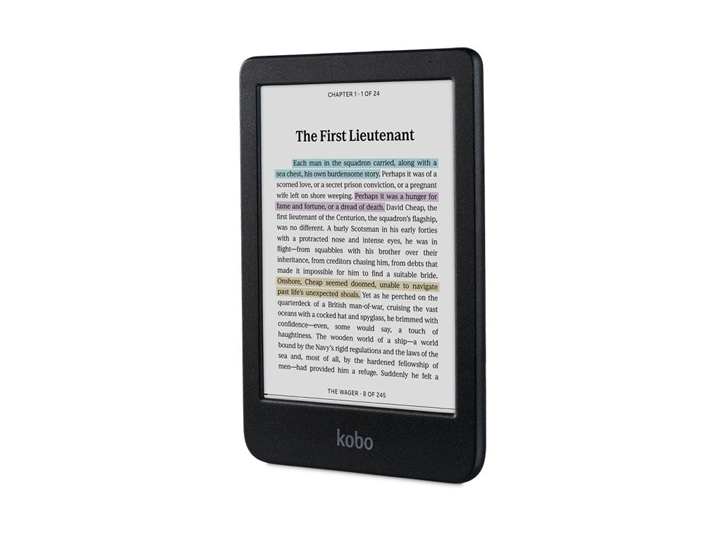 E-bralnik Kobo Clara Colour, 6'' Touch, 16GB, WiFi, črn