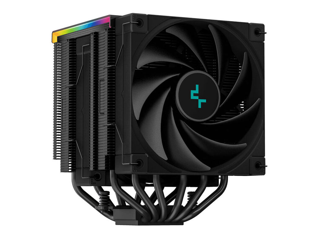 Hladilnik za procesor DeepCool AK620 DIGITAL, ARGB, 2x 120mm, 260W TDP, črn