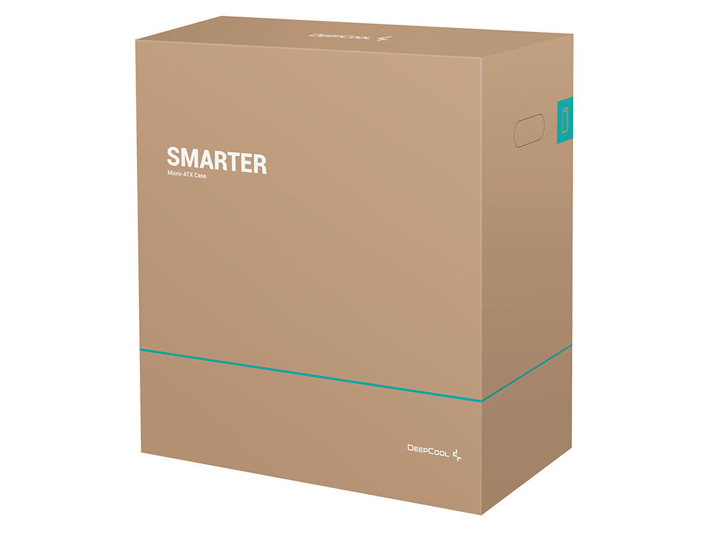 Računalniško ohišje DeepCool SMARTER, Micro-ATX, črno