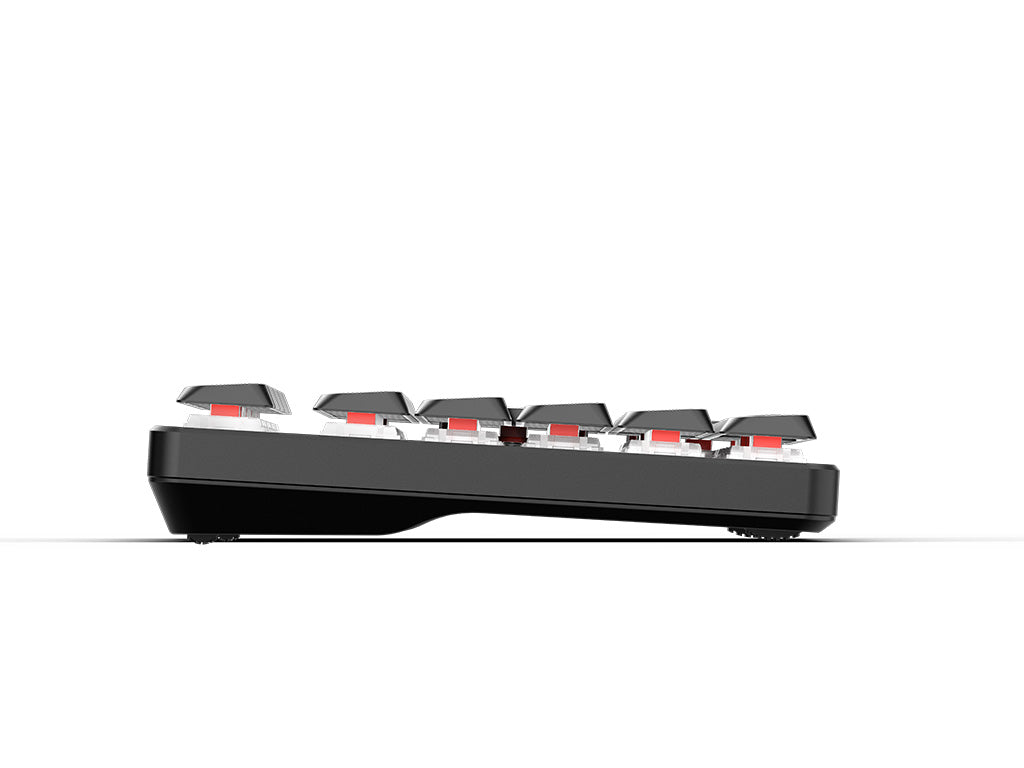 Tipkovnica UVI LEAF Wireless, Bluetooth 5.3, Tiha rdeča stikala, USB, SLO