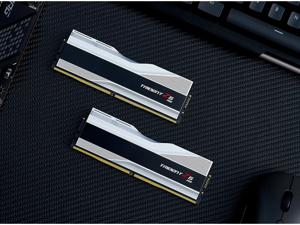 RAM DDR5 32GB Kit (2x 16GB) PC5-48000 6000 MT/s CL36 1.35V, G.SKILL Trident Z5 RGB