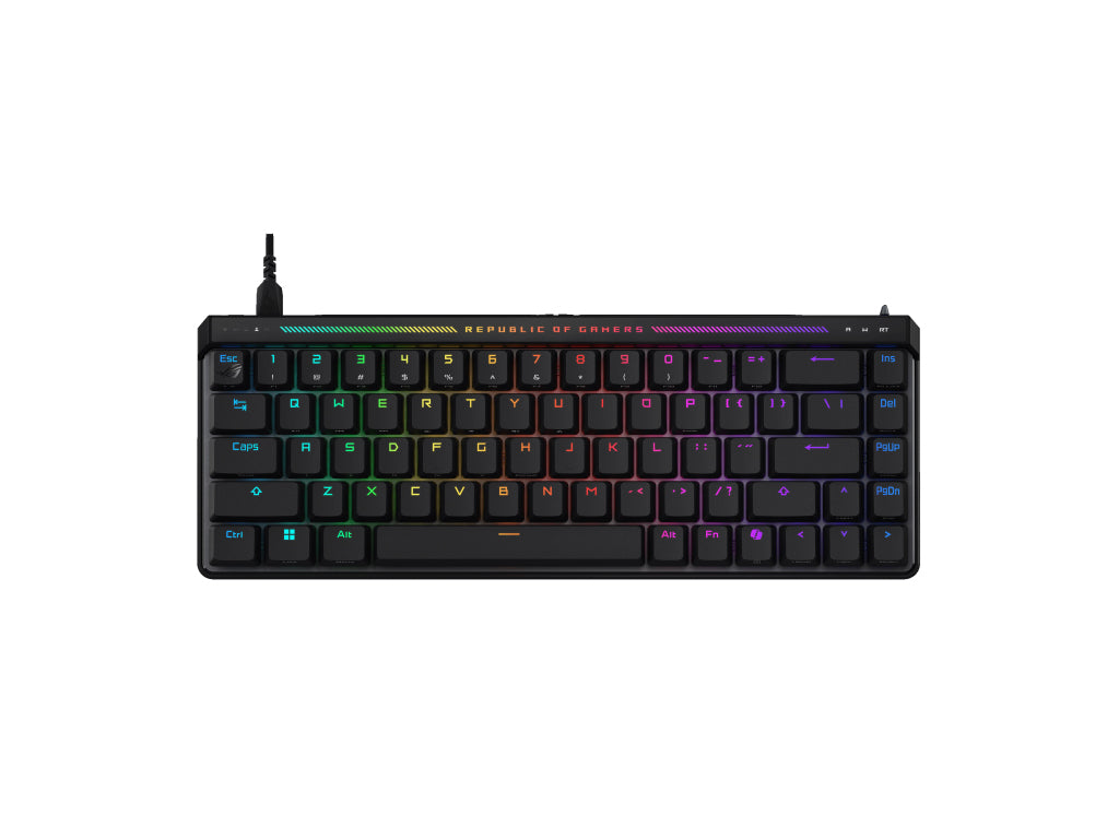 Tipkovnica ASUS ROG Falchion Ace HFX, ROG HFX Magnetic Analog, RGB, USB, črna, US