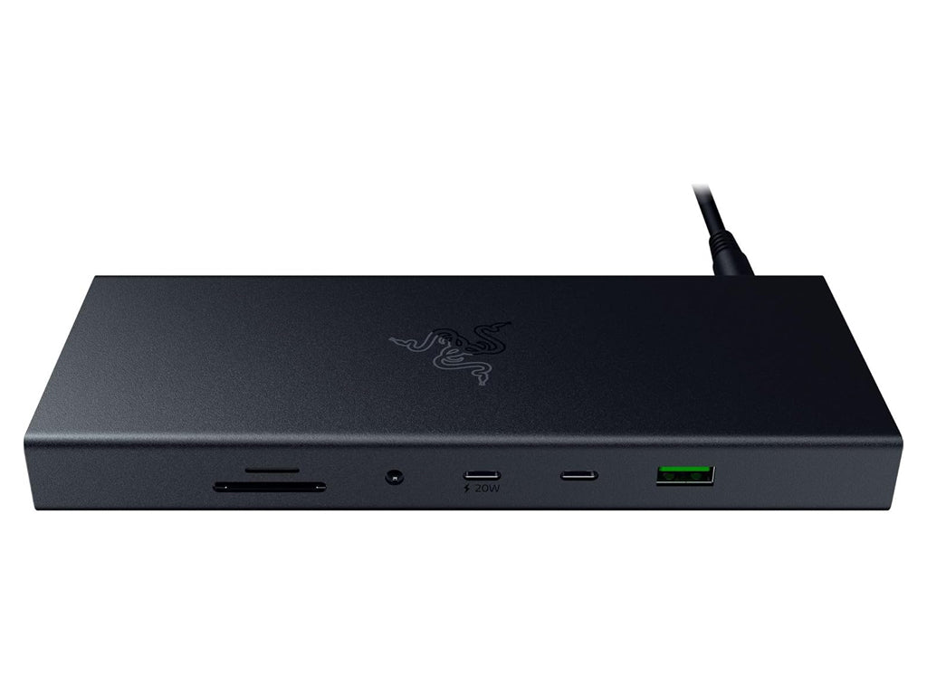 Priključna postaja USB-C Razer USB 4 Dock, 14 v 1, 4xUSB-A, 3xUSB-C, HDMI, DP, RJ45, AUX, mSD/SD, črna