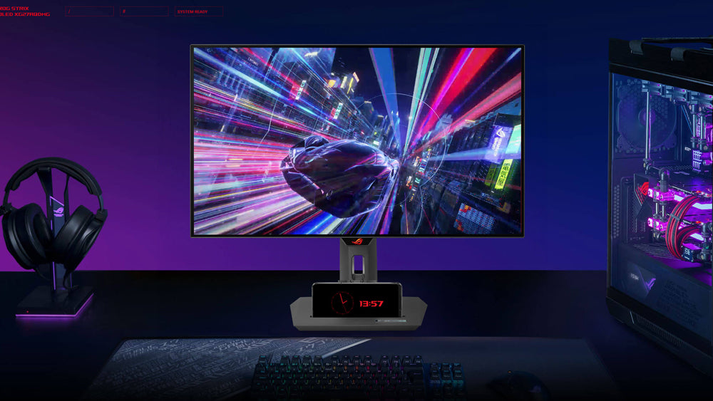 Monitor 27'' (69 cm) QHD OLED 240Hz, HDR10, 2xHDMI, DisplayPort, 2xUSB, ASUS ROG Strix XG27AQDMG
