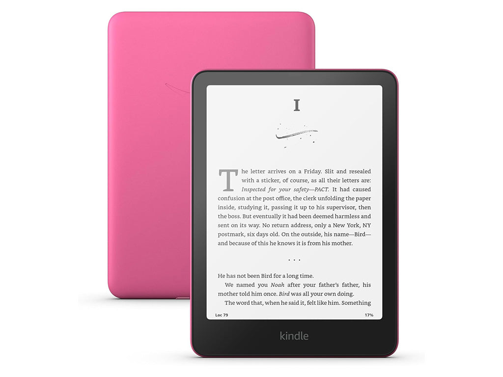 E-bralnik Amazon Kindle Paperwhite 2024 (12 gen) Special Offers, 7'' 16GB WiFi, 300dpi, USB-C, roza