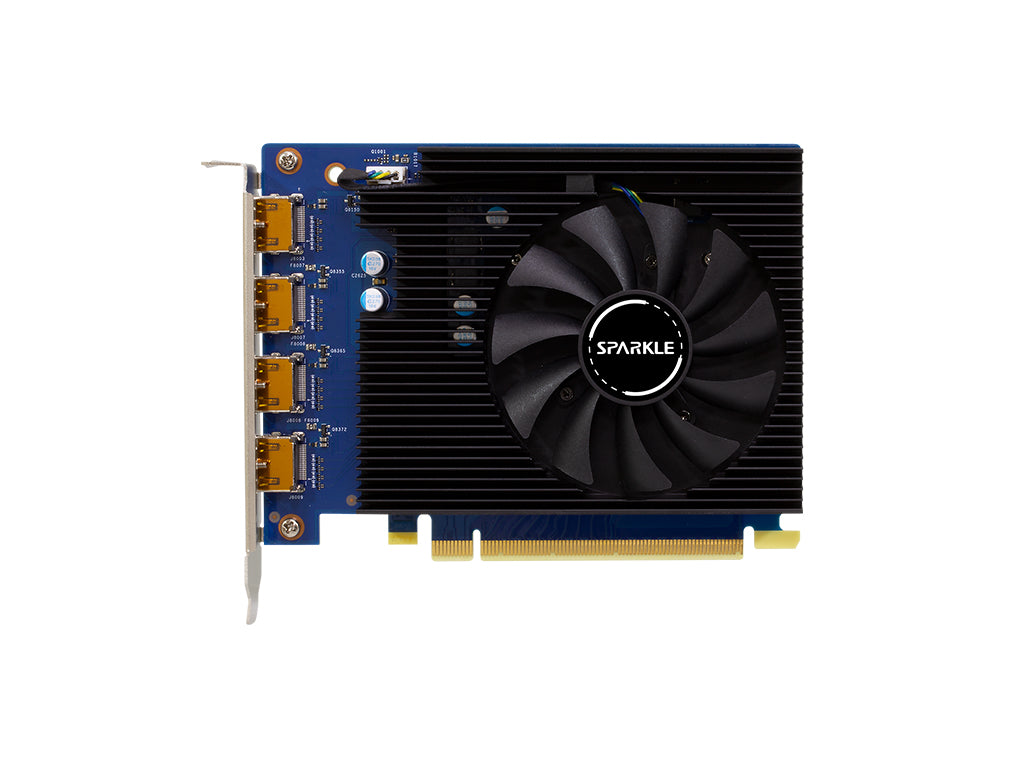 Grafična kartica Intel ARC A310 Omni View, 4GB GDDR6, PCIe 4.0 x8, 4x HDMI, Sparkle