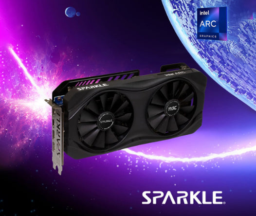 Grafična kartica Intel ARC A770 ROC OC Edition, 16GB GDDR6, PCIe 4.0 x16, 3x DisplayPort, 1x HDMI, Sparkle