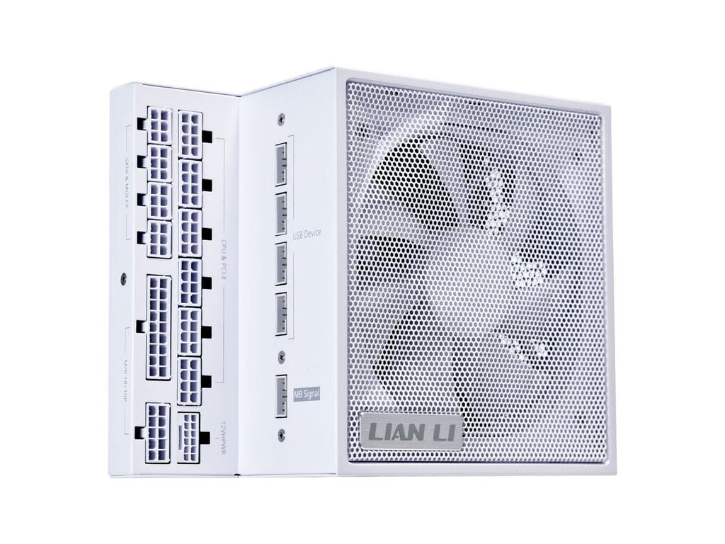 Napajalnik ATX Lian Li EDGE 1000W, 80 PLUS Gold, 12VHPWR, HUB, Modularen, bel