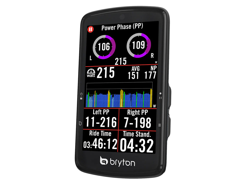 Kolesarski računalnik Bryton Rider S810 T s senzorji HR, CAD, SPD, USB-C
