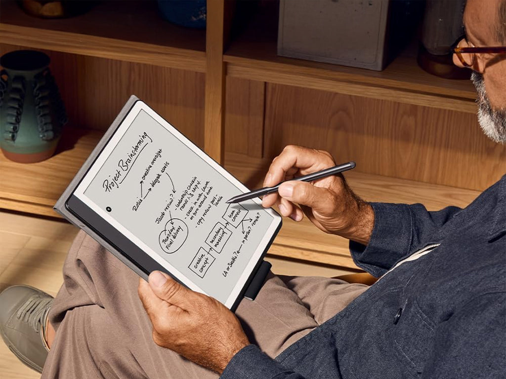 E-bralnik Amazon Kindle Scribe 2024, 10.2'' 16GB WiFi, 300dpi, Premium Pen, USB-C, siv
