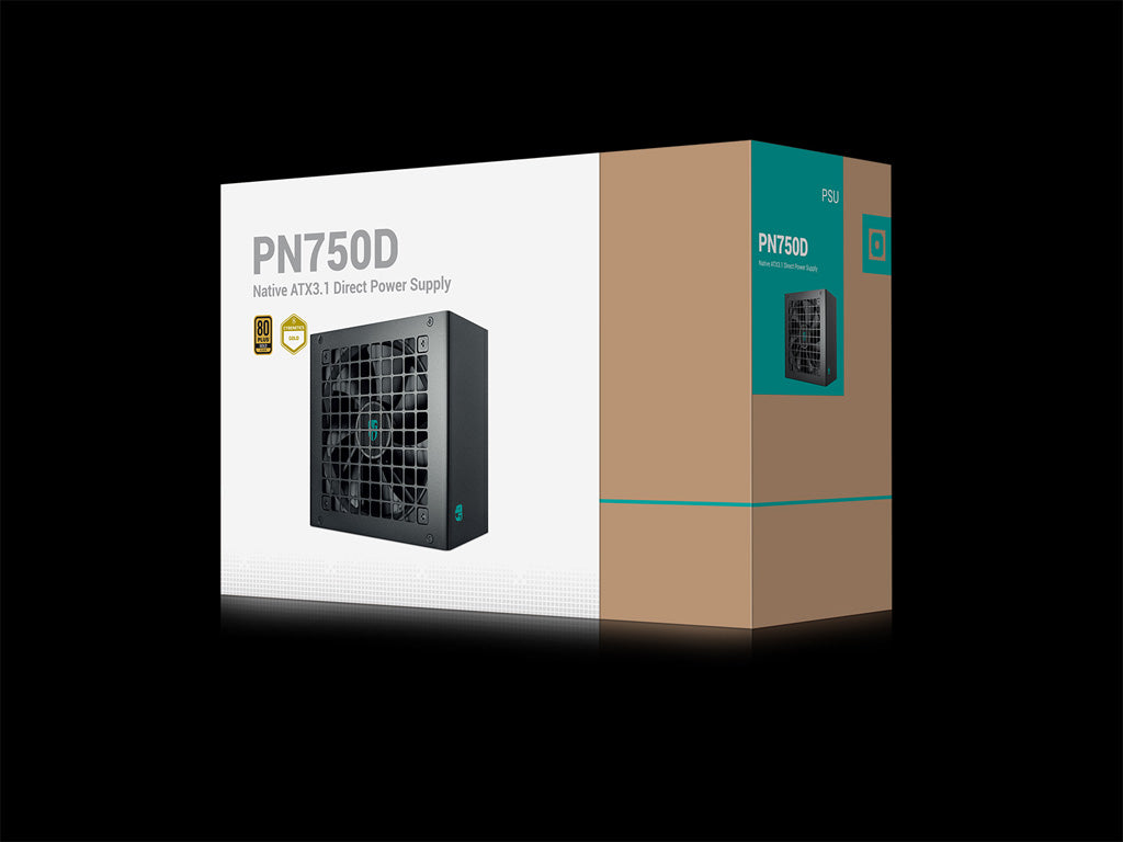Napajalnik ATX Gamer Storm by DeepCool PN750D V2 750W, 12V-2x6, 80 PLUS Gold, črn