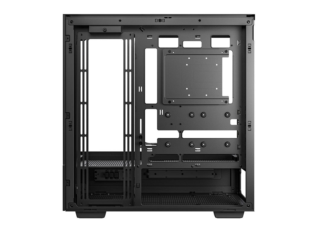 Računalniško ohišje DeepCool CH690 DIGITAL, ATX, Midi-Tower, LCD, kaljeno steklo, črno