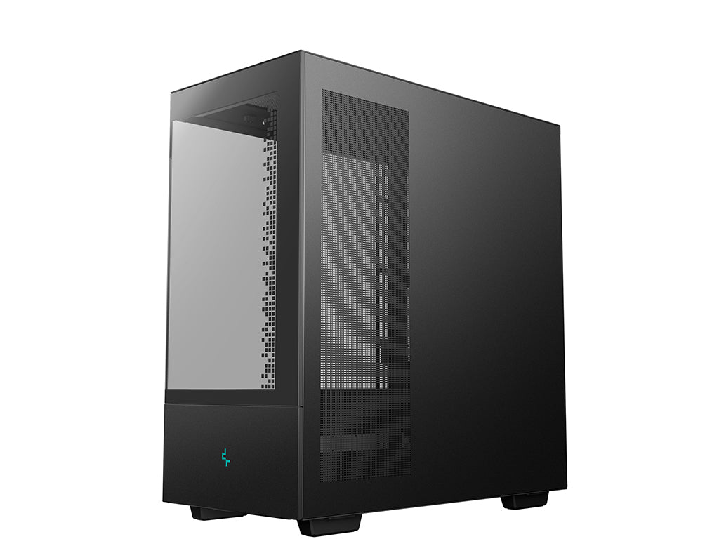 Računalniško ohišje DeepCool CH690 DIGITAL, ATX, Midi-Tower, LCD, kaljeno steklo, črno