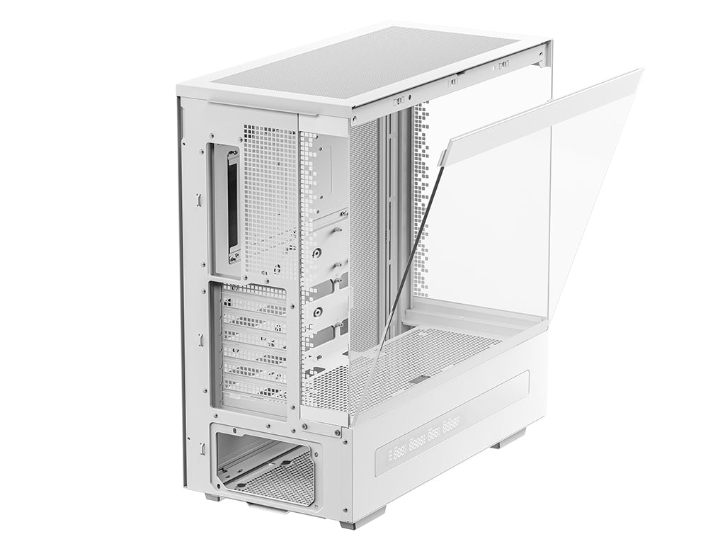 Računalniško ohišje DeepCool CH690 DIGITAL, ATX, Midi-Tower, LCD, kaljeno steklo, belo