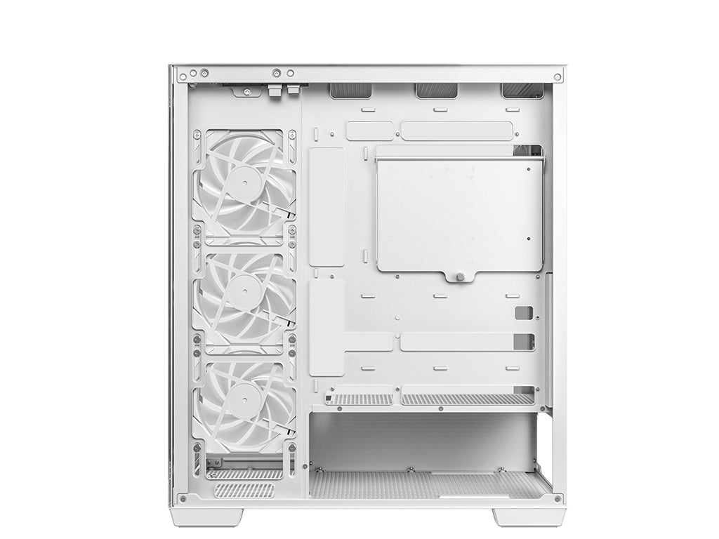 Računalniško ohišje DeepCool CG580 4F, ATX, Midi-Tower, kaljeno steklo, belo