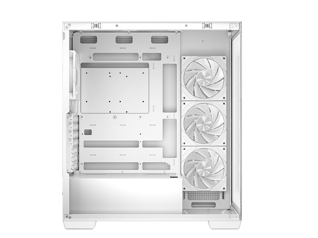 Računalniško ohišje DeepCool CG580 4F, ATX, Midi-Tower, kaljeno steklo, belo