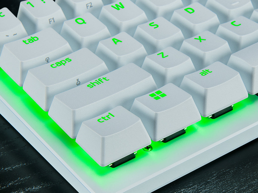 Tipkovnica Razer Huntsman V3 Pro Mini, Bela, RGB, PBT, Analogna stikala Gen2, SLO g.