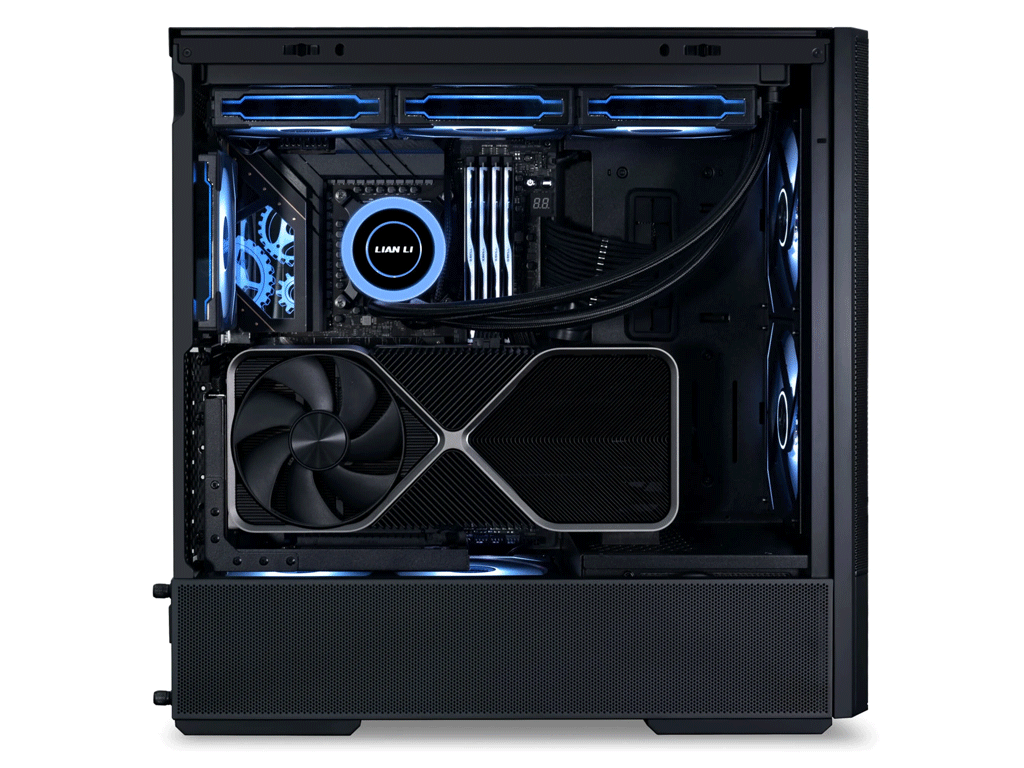 Računalniško ohišje Lian Li LANCOOL 207 Digital, ATX, Midi-Tower, kaljeno steklo, črno