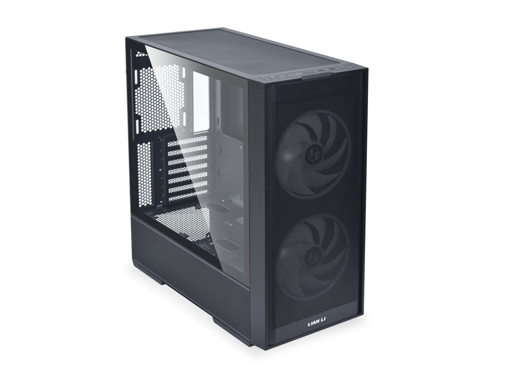Računalniško ohišje Lian Li LANCOOL 206 Midi-Tower, ATX, ARGB, kaljeno steklo, črno