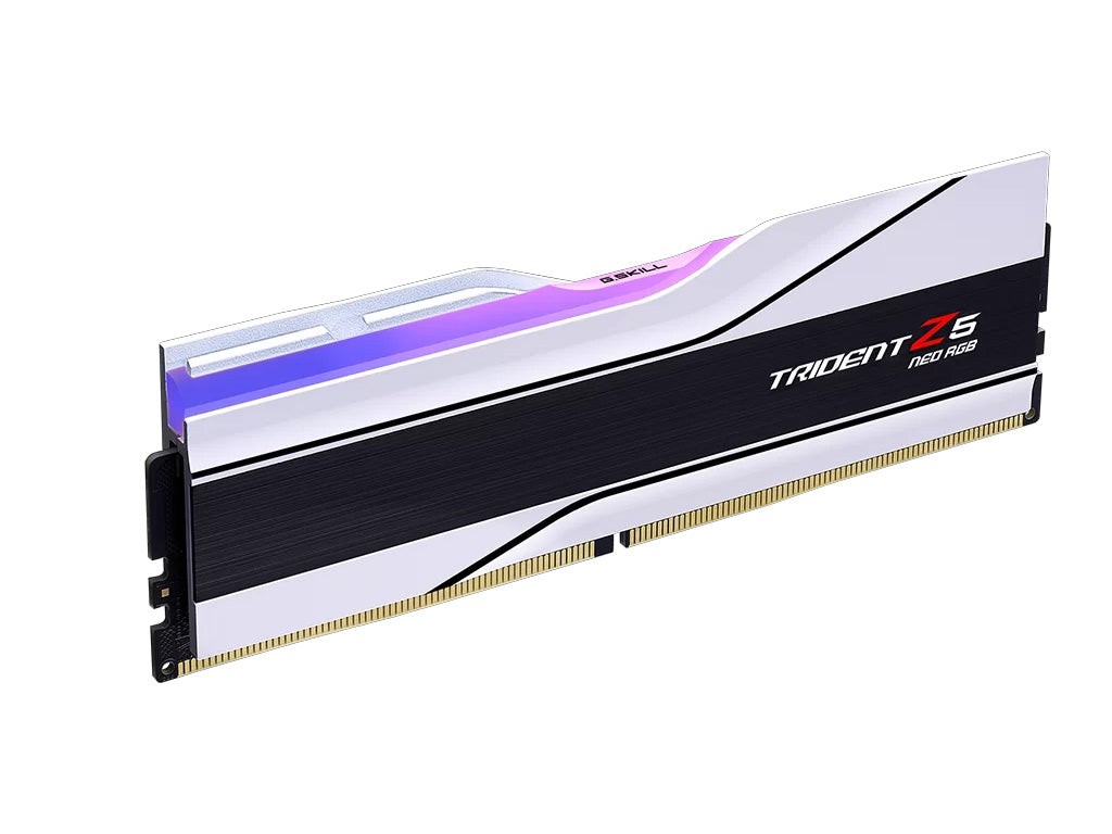 RAM DDR5 32GB Kit (2x 16GB) 6400MT/s CL32 1.40V, G.SKILL Trident Z5 Neo RGB, AMD Expo, bel