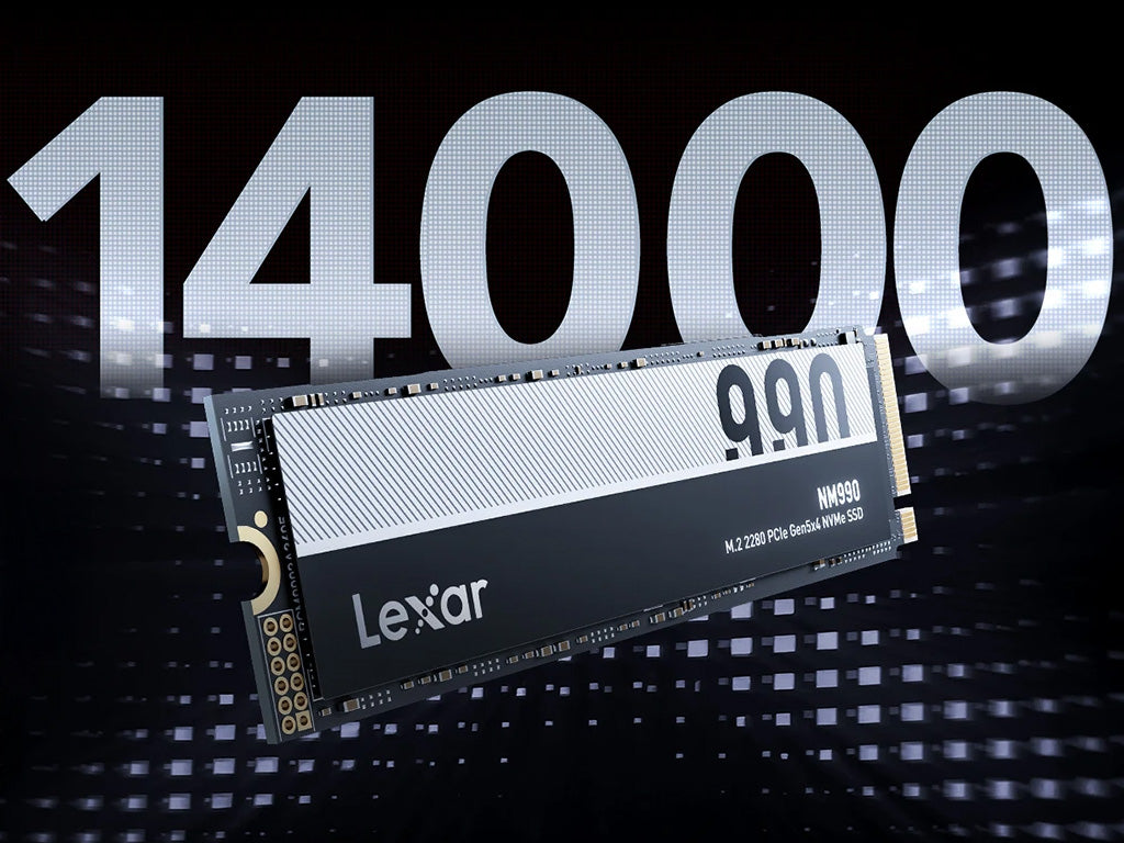 SSD 4TB M.2 80mm PCI-e 5.0 x4 NVMe, Lexar NM990 (LNM990X004T-RNNNG)