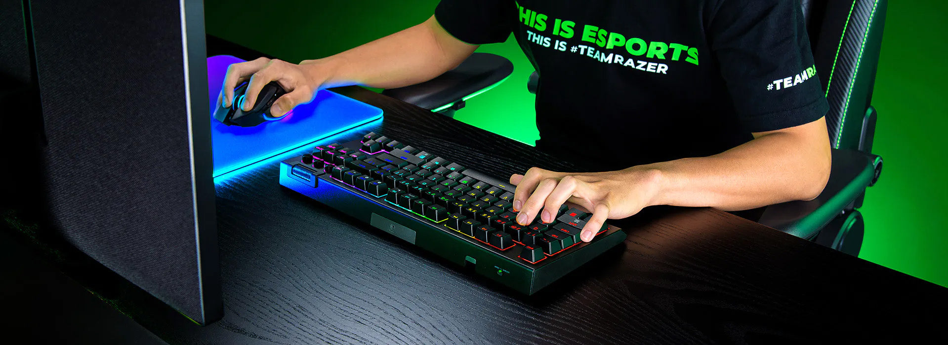 Tipkovnica Razer BlackWidow V4 Tenkeyless HyperSpeed, Rumena stikala, US SLO g.