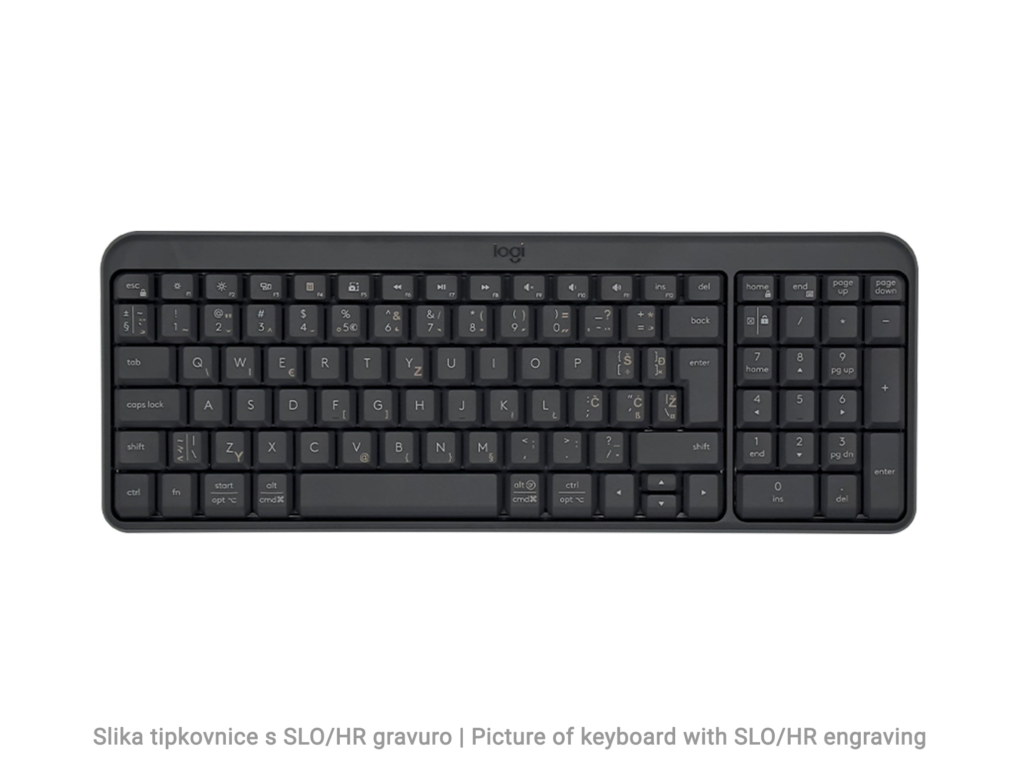 Tipkovnica Logitech K250, Bluetooth, SLO g.