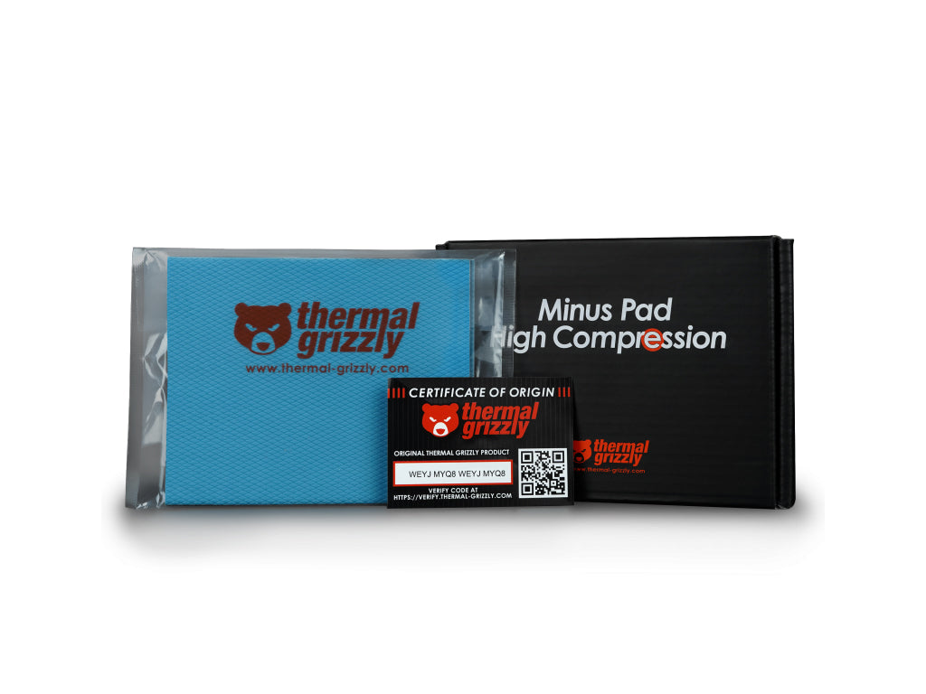 Termična blazinica Thermal Grizzly Minus Pad High Compression, 120x100x3 mm, 2 kosa
