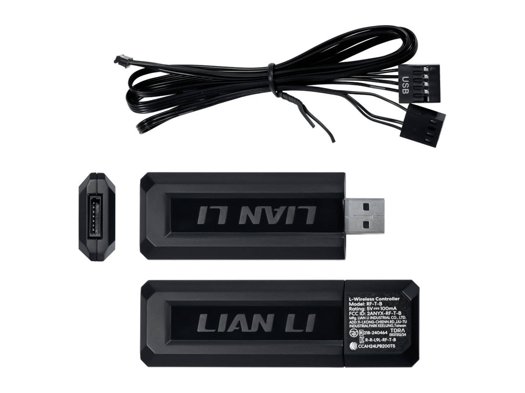 Ventilator za ohišje Lian Li UNI FAN SL-INF Wireless 120 Reverse Blade ARGB PWM 120mm, 3 Pack+kontroler, črn