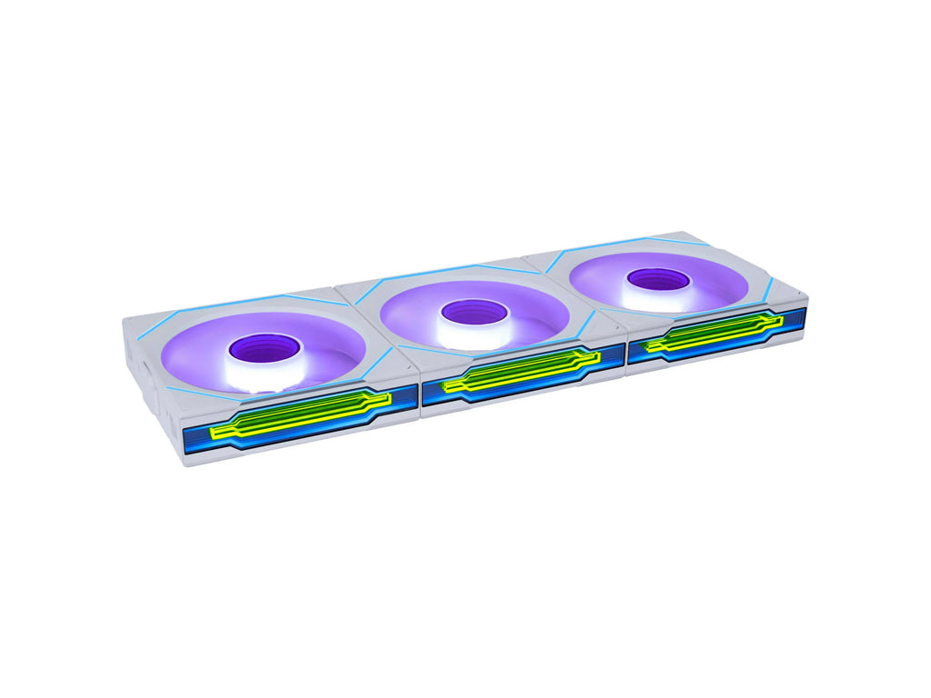 Ventilator za ohišje Lian Li UNI FAN SL-INF Wireless 120 Reverse Blade ARGB PWM 120mm, 3 Pack+kontroler, bel