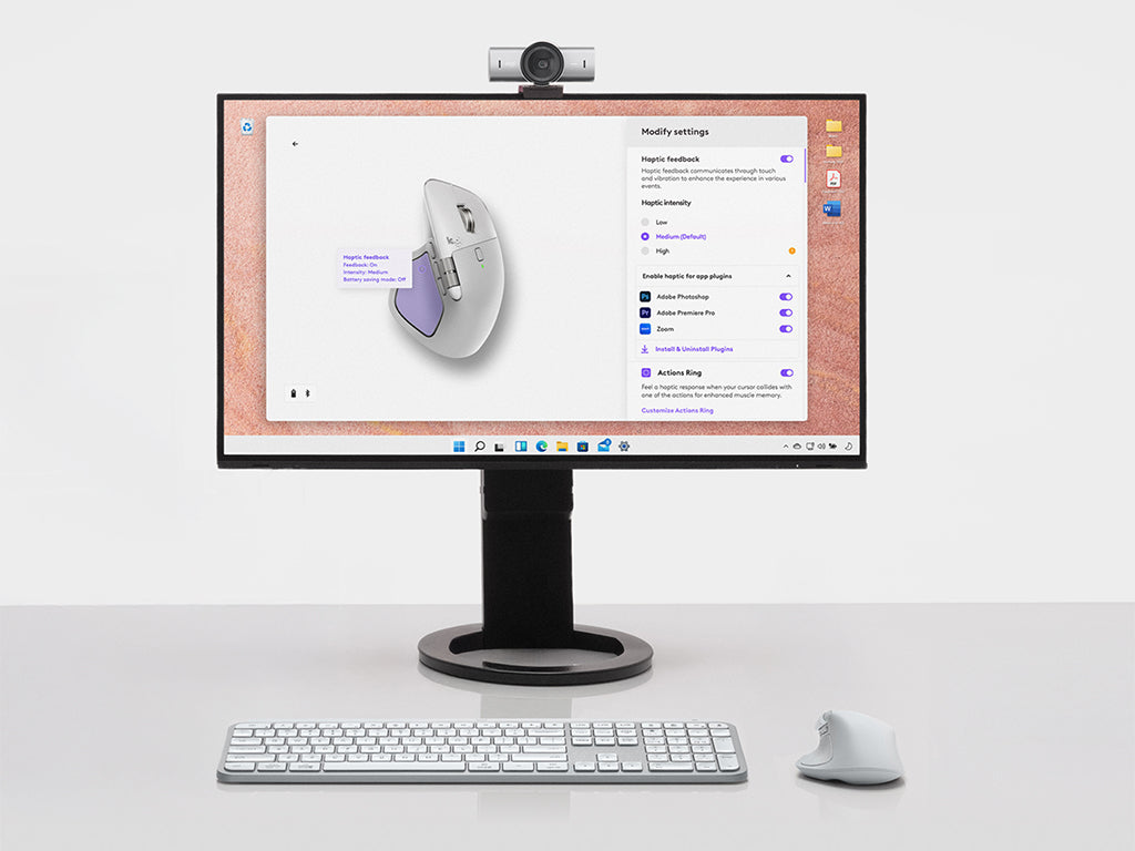 Miška Logitech MX Master 4 for Mac, Wireless, bela