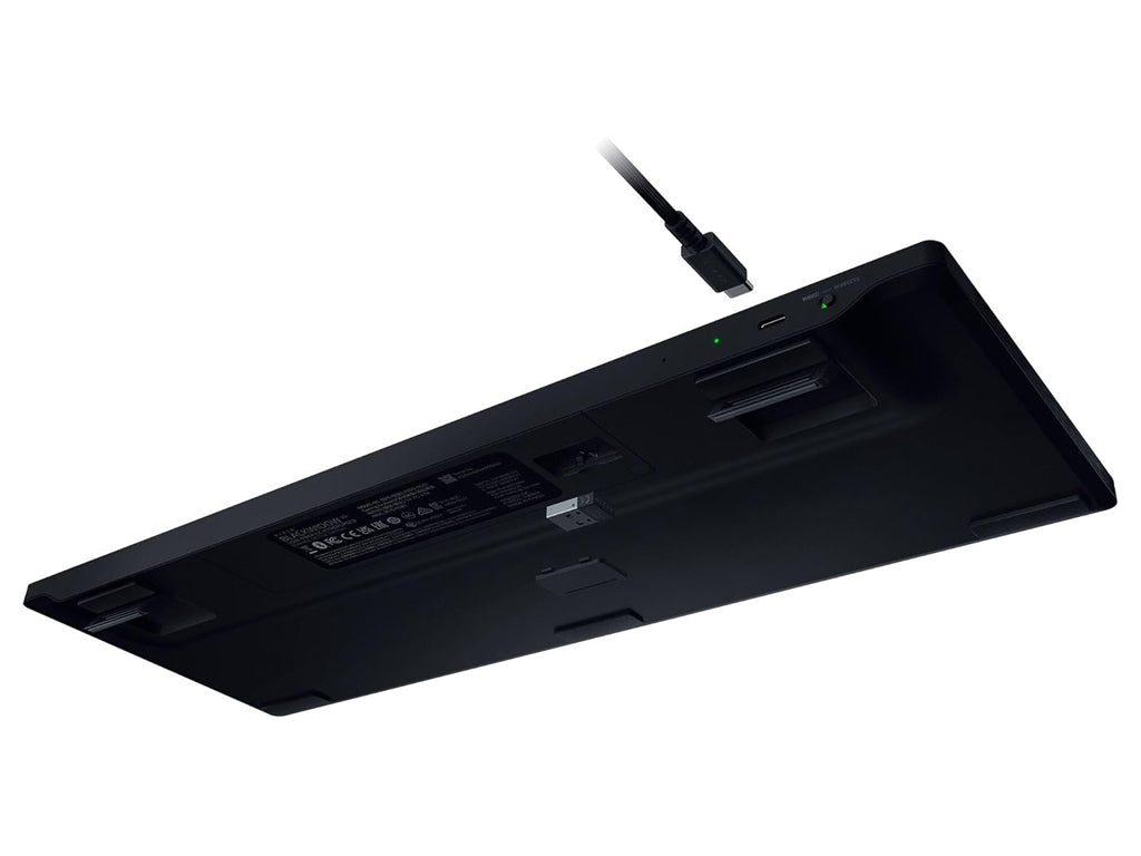 Tipkovnica Razer BlackWidow V4 Low-profile HyperSpeed, Zelena stikala, US SLO g.