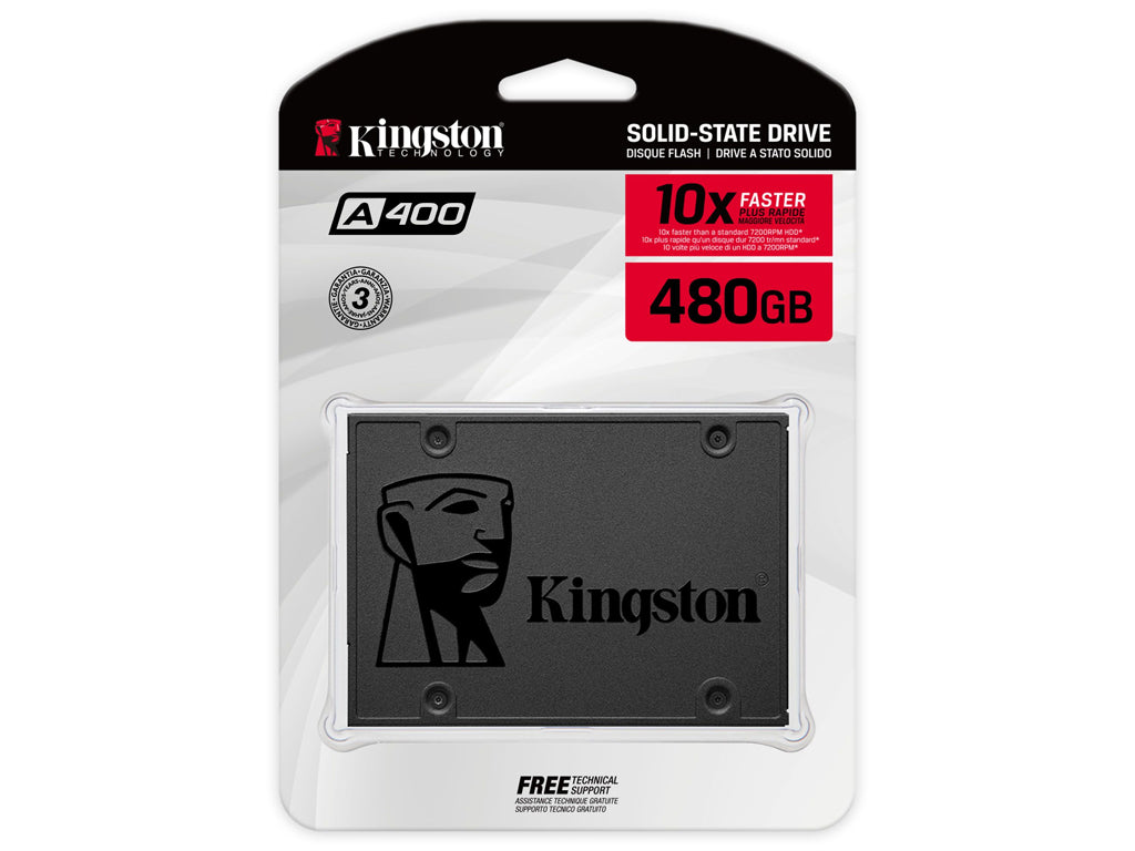 SSD 480GB 2.5'' SATA3, 7mm, Kingston A400 (SA400S37/480G)