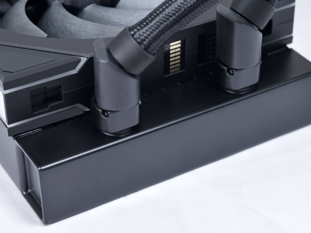 Komplet za tekočinsko hlajenje AIO Liquid Cooler Lian Li GALAHAD II LCD 280 TL Wireless, ARGB, črn