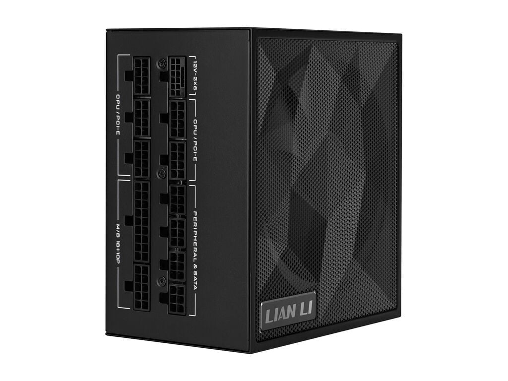 Napajalnik ATX Lian Li SX 1000W, 80PLUS Platinum, PCIe 5.1, ATX 3.1, Modularen, črn, SX1000P