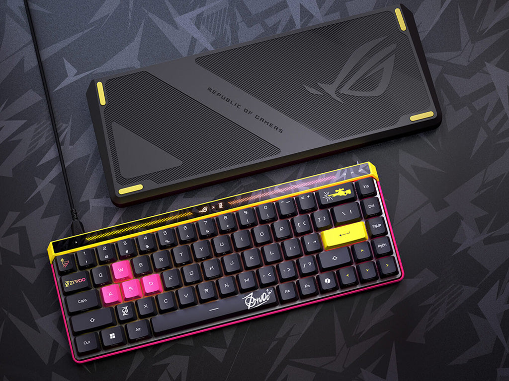 Tipkovnica ASUS ROG Falchion Ace HFX ZywOo, ROG HFX Magnetic Analog, RGB, USB, US