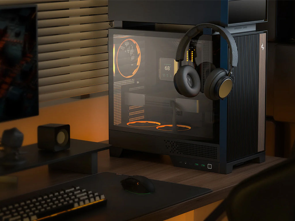 Računalniško ohišje DeepCool CL660, ATX, Midi-Tower, ARGB, kaljeno steklo, črno